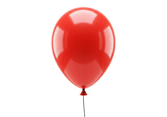 red balloon isolated on transparent background png