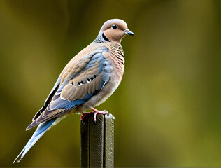 Dove on a branch