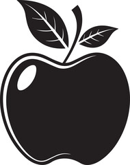 Apple logo design icon style vector art illustrator