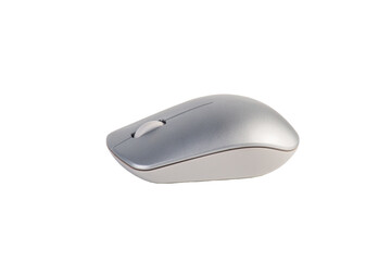 Computer mouse wireless on transparent background.