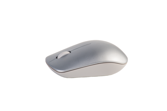 Computer mouse wireless on transparent background. - Powered by Adobe
