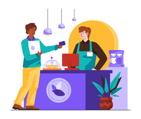 Bakery - modern colorful flat design style illustration