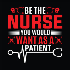 Nurse t shirt design template