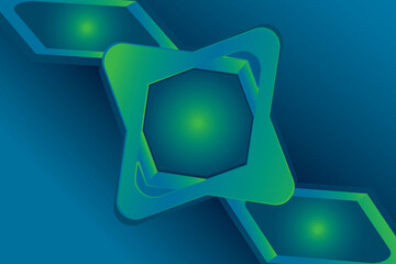 abstract art blue background vector