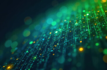 Fiber optics background with lots of light spots