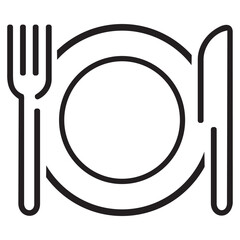 restaurant icon vector illustration