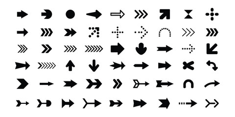 Arrow Icon Set - Direction and Pointer Symbols