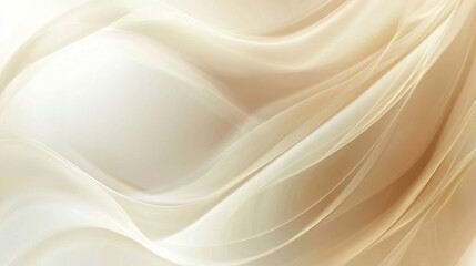 Obraz premium Delicate, flowing fabric with soft, warm tones.