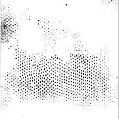 A scattered of dark dots forms a textured landscape.