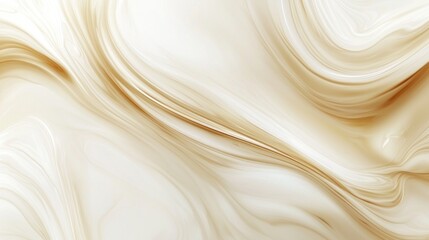 Abstract design of flowing, creamy, light tan colors.