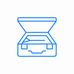 travel luggage icon sign vector