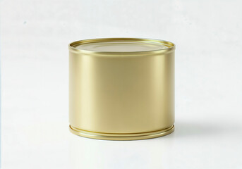 isolated tin can, on a white background