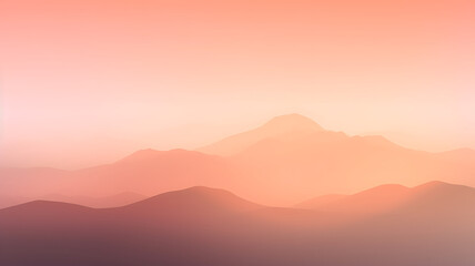 Obraz premium Blurred Peach-Pink Horizon 