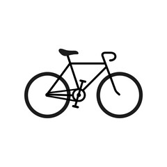 Obraz premium Bicycle illustration in minimalist style