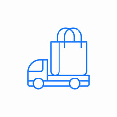 order delivery icon sign vector
