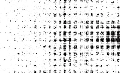 A dense scatter of small white dots creates a blurred face-like form.