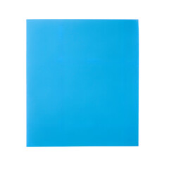 blue book cover isolated on white background. PNG Transparent.