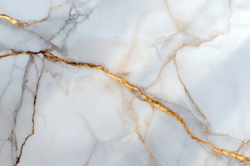 Gold and White Marble Texture with Elegant Design