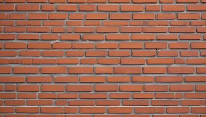 A vibrant red brick wall, displaying a textured, detailed, and solid construction background.