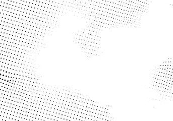 A dynamic textured white background with scattered black dots creates a modern