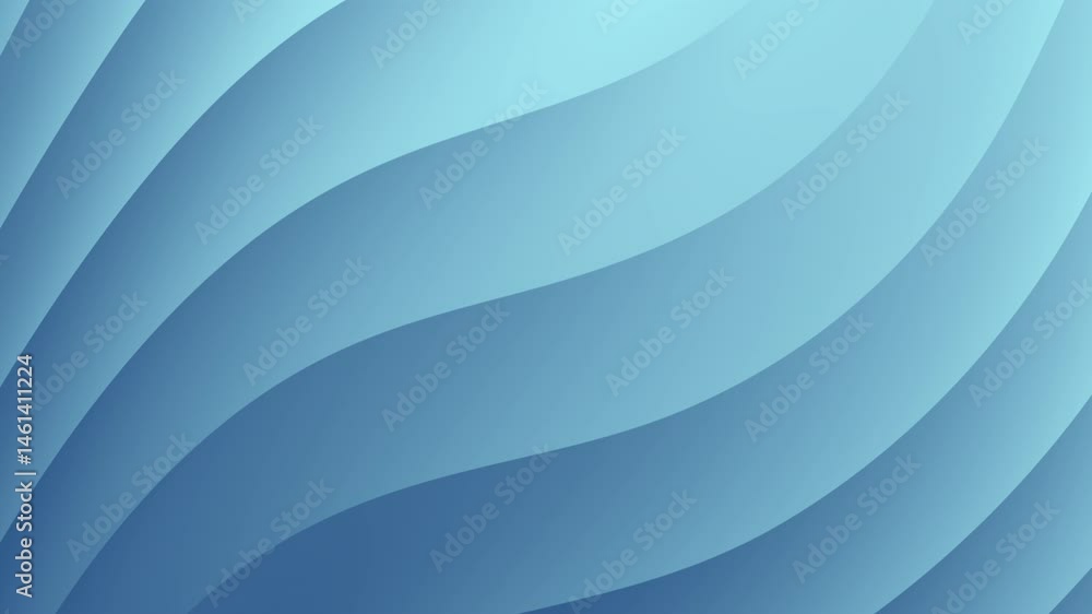 Aufkleber light blue abstract waves create a smooth, flowing texture in a minimalist digital background.