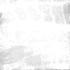 Abstract white textured surface with scattered dots.