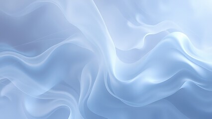 Obraz premium 青き氷河のドレープ