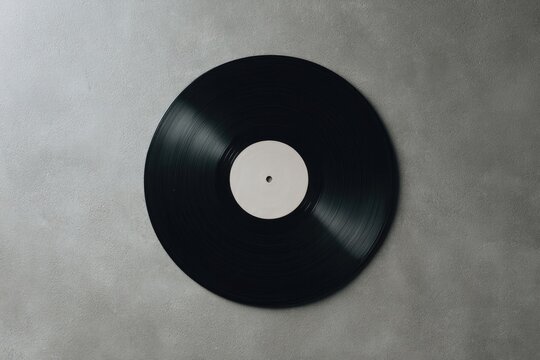 minimalistic image of legendary music album cover lying flat on textured surface emphasizing iconic graphic design