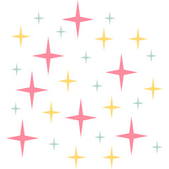 Groovy Sparkles Seamless Pattern