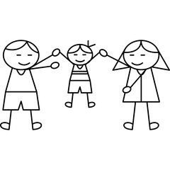 Stick Figure Family