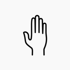 Obraz premium hand gesture approval icon with white background