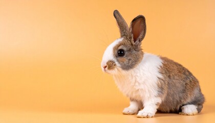 Obraz premium rabbit wallpaper with interesting background