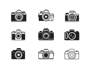 Simple and Elegant Camera Line Art for Creative Projects