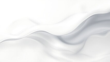 純白の布が描く穏やかな丘陵の陰影
