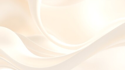 純白の液体が描く滑らかなウェーブ