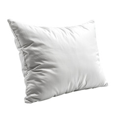 white pillow isolated on a transparent background  