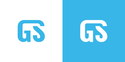 Letter GS Logo Design
