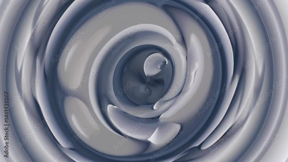 Poster abstract swirl pattern with shades of gray and white. the swirl creates a hypnotic effect. the abstr