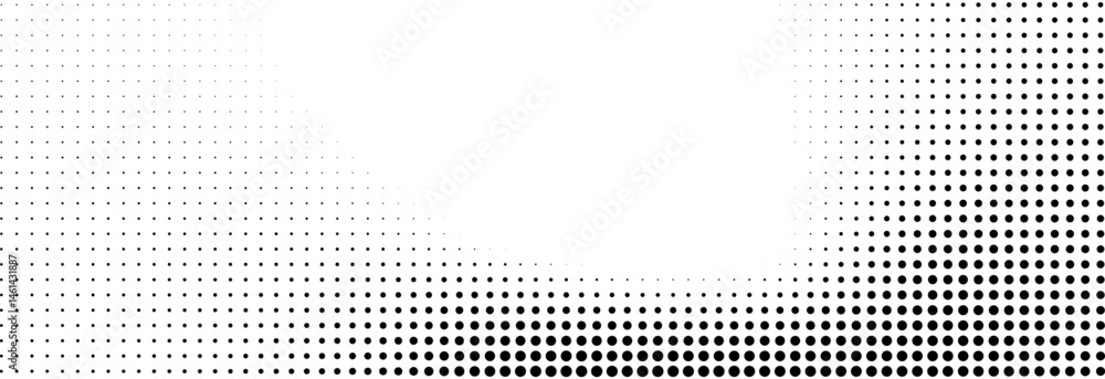 Leinwandbilder Abstract background with halftone noise. Vector stipple pointillism texture. Sand, grain gradient pattern on transparent background.