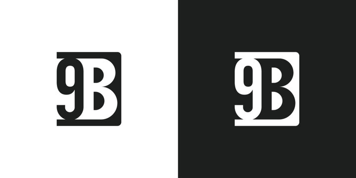 Letter 9B Logo Design