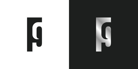Letter F9 or FG Logo Design