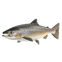 Obraz premium Detailed illustration of a salmon (1)