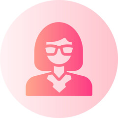 teacher gradient icon