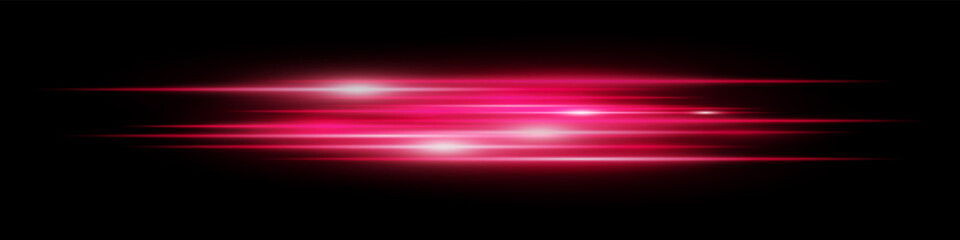 Red glowing speed lines with blur flare effects on dark. Great for sci-fi scenes, racing visuals, futuristic speed transition, neon acceleration and motion design concepts.