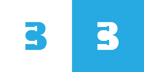 Letter B Pipe Logo Design