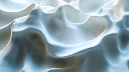 Obraz premium Abstract close-up view of flowing, textured fabric.