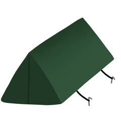 green camping tent
