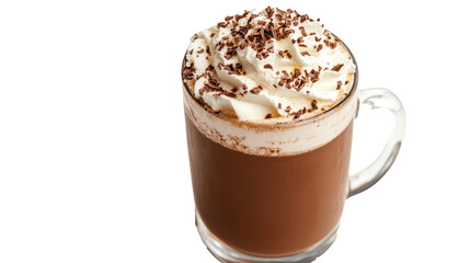 Creamy Hot Chocolate with Chocolate Shavings