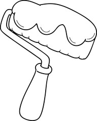 roller brush school doodle