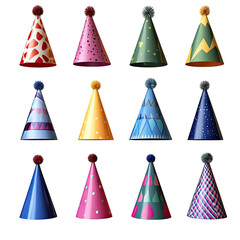 Assorted party hats (1)